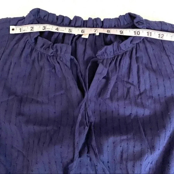 NEW 8apart Simone Tiered Ruffle Mini Dress Navy - Picture 6 of 16